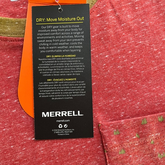 Merrell Trailhead Tee - NWT - Picture 4 of 8